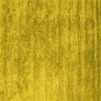 Moderni četverokutni apstraktni žuti prostorni tepisi koji se mogu prati u perilici od 8 četvornih metara
