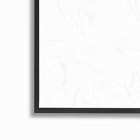Bijela grafika školjke školjke s uzorkom morskog života zidni ispis u crnom okviru dizajn Mercedes Lopez charro