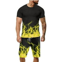 Levmjia muške košulje vrhovi Clearment Summer Plus muško modno casual odijelo 3d majica digitalnog tiska