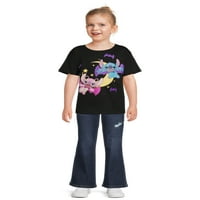Disney Girls Stitch Halloween Grafička majica, veličine 4-16